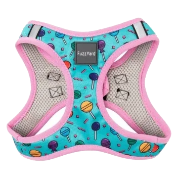 Arnés para perros Step-In FuzzYard Hey Suckers! talla XXS