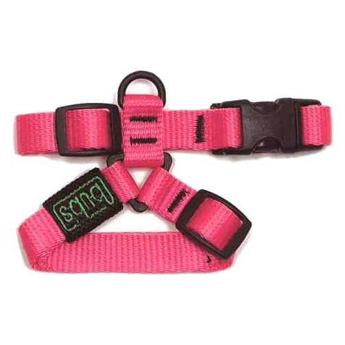 Arnés petral Bub's Pink rosa, tallas mini, pequeña y mediana, para perros