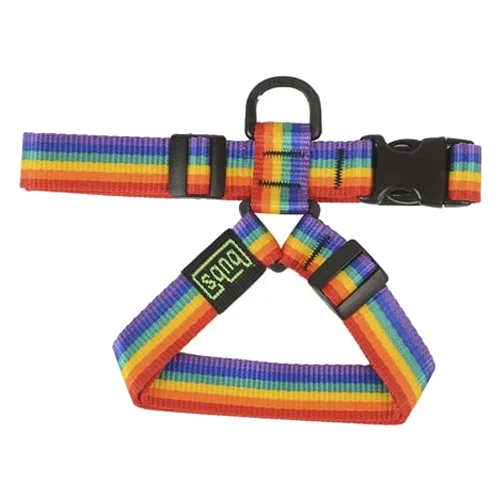 Arnés petral Bub's Rainbow ajustable para perros