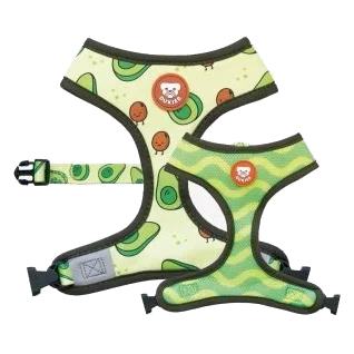 Arnés reversible Dukier Avocado para perros