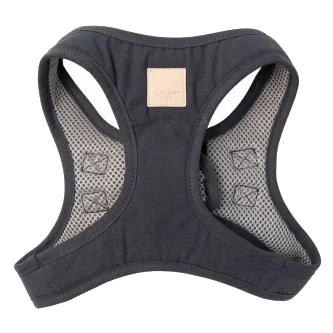 Arnés step-in para perro de algodón FuzzYard Life Slate Grey