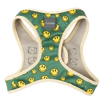 Arnés Step-In para perros FuzzYard Biggie Smiles transpirable
