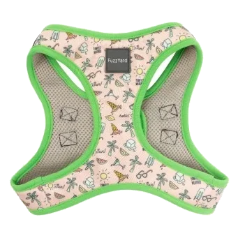 Arnés Step-In para perros FuzzYard Hello Sun transpirable