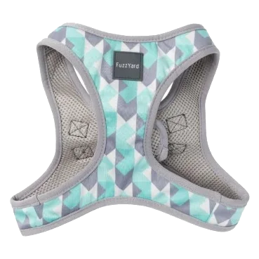 Arnés Step-In para perros FuzzYard Mint Fizz transpirable