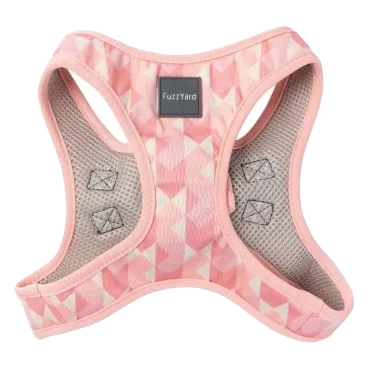 Arnés Step-In para perros FuzzYard Pink Lemonade transpirable