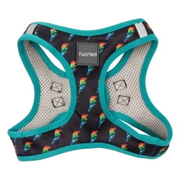 Arnés Step-In para perros FuzzYard Volt! transpirable