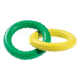 Aro de caucho Classic Pimple Solid Rubber Rings para perros, 190 mm