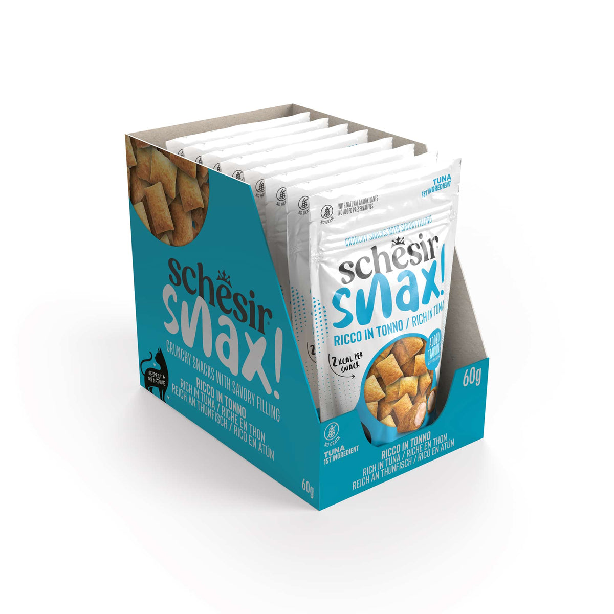 Schesir snack snax¡ atún 60 gr para gatos - imagen 2