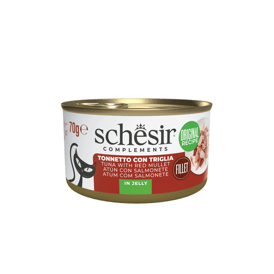 Schesir Lata Atún con Salmonete 70 g para gatos