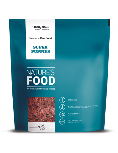 BARF para cachorros Nature's Food SuperPuppies bolsa 1 kg