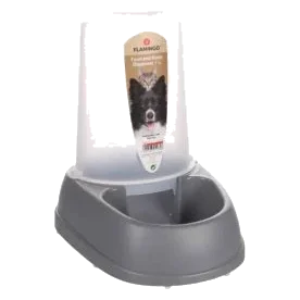 Bebedero / comedero automático Raja gris para perros — 2,5 l