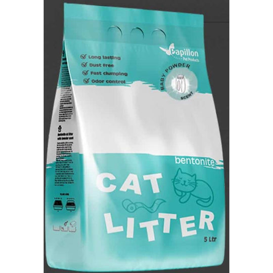 Bentonita Papillon 5 l aroma talco para gatos