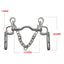 Bocado de acero inoxidable para caballo, varios modelos - vista 11