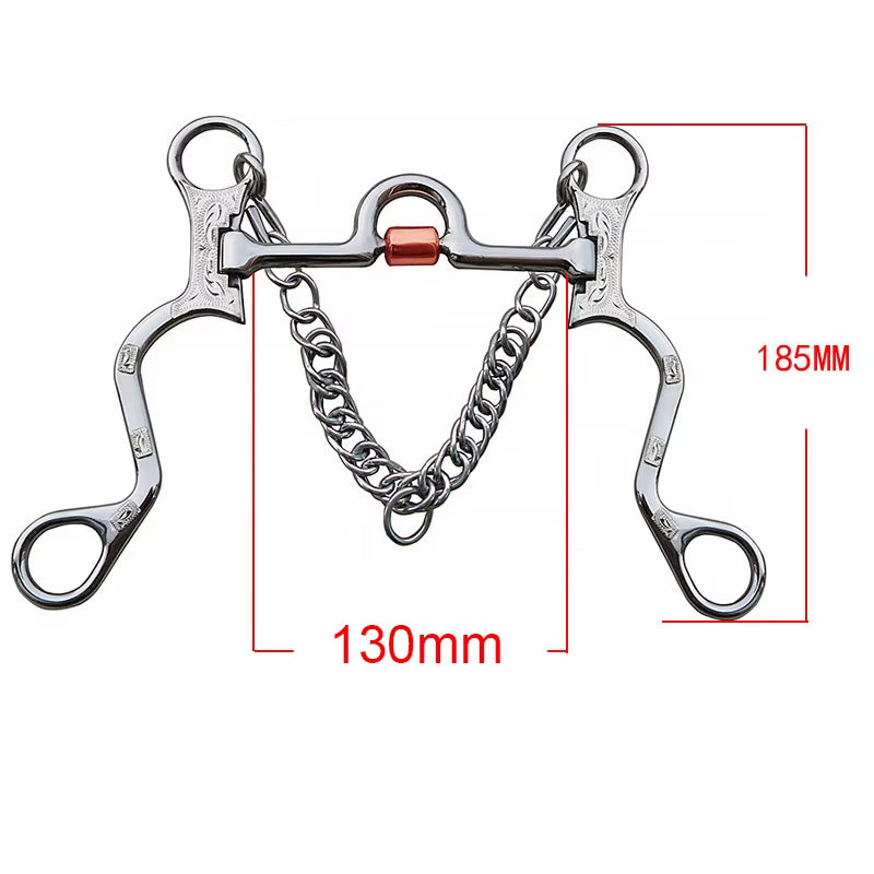 Bocado de acero inoxidable para caballo, varios modelos - vista 12