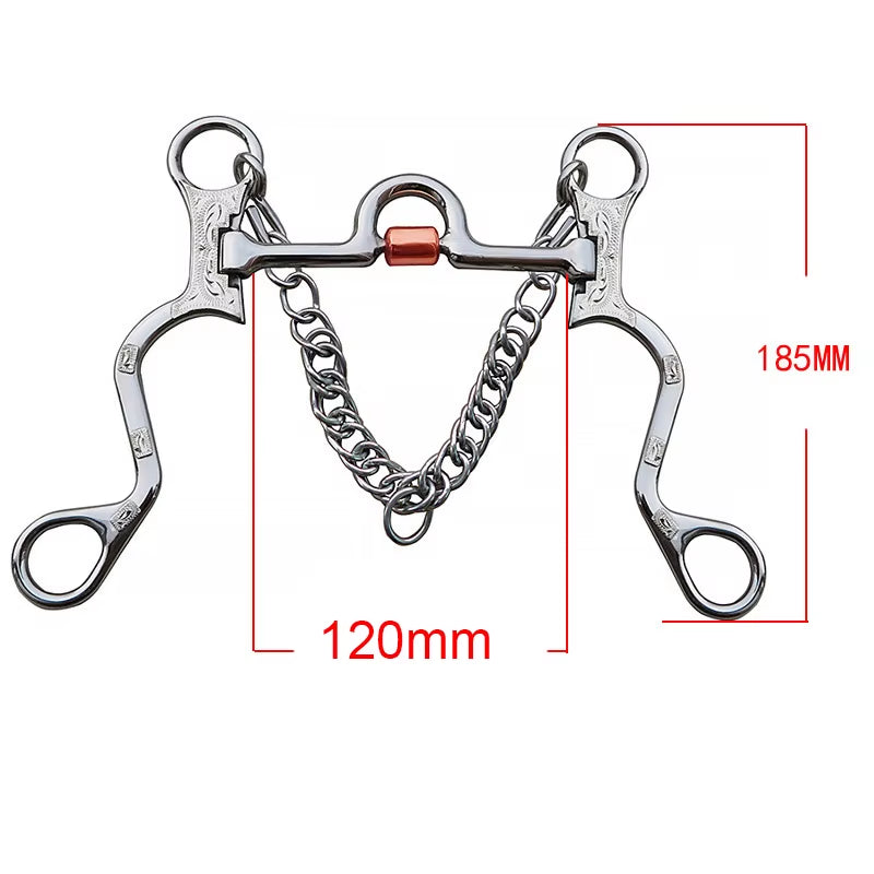 Bocado de acero inoxidable para caballo, varios modelos - vista 13