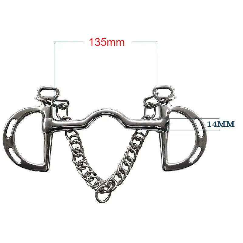 Bocado de acero inoxidable para caballo, varios modelos - vista 14