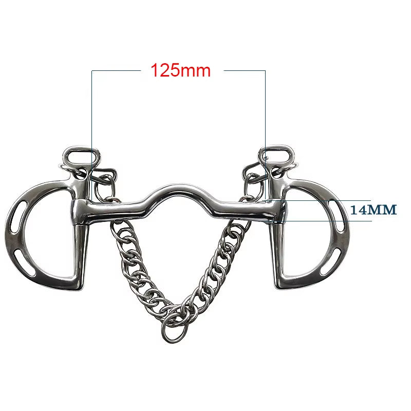 Bocado de acero inoxidable para caballo, varios modelos - vista 18