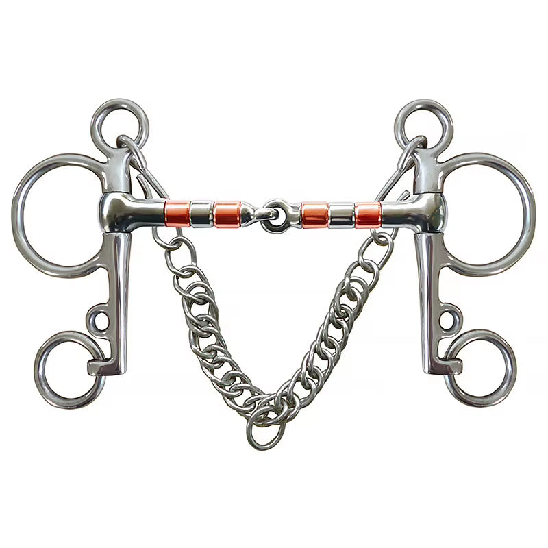 Bocado de acero inoxidable para caballo, varios modelos - vista 4