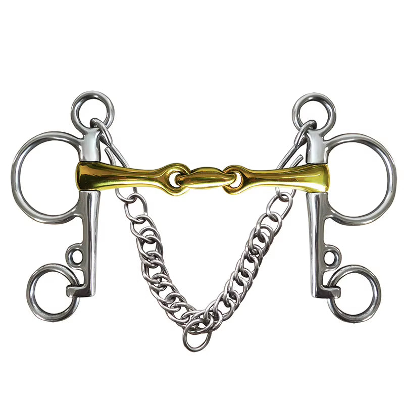 Bocado de acero inoxidable para caballo, varios modelos - vista 5