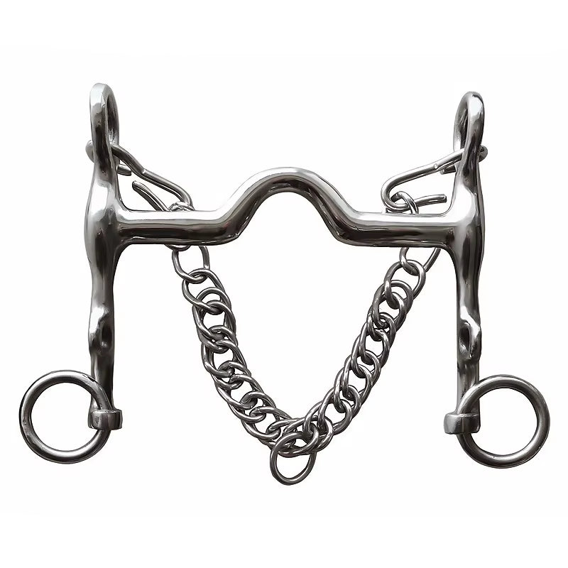 Bocado de acero inoxidable para caballo, varios modelos - vista 6