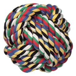 Bola de hilo pequeña de 6,5 cm, juguete para perros