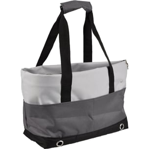 Bolsa de transporte danae gris 40x22x28cm para perros