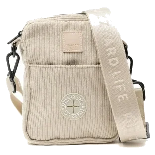 Bolso de paseo para perros de pana FuzzYard Life Sandstone