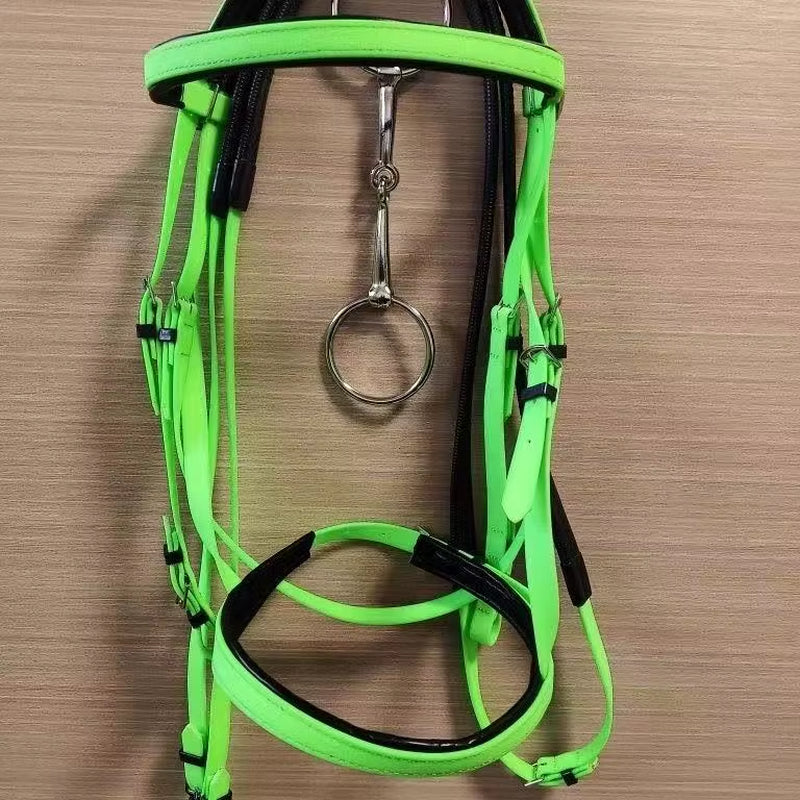 Brida de PVC con riendas ajustables para caballo - vista 4