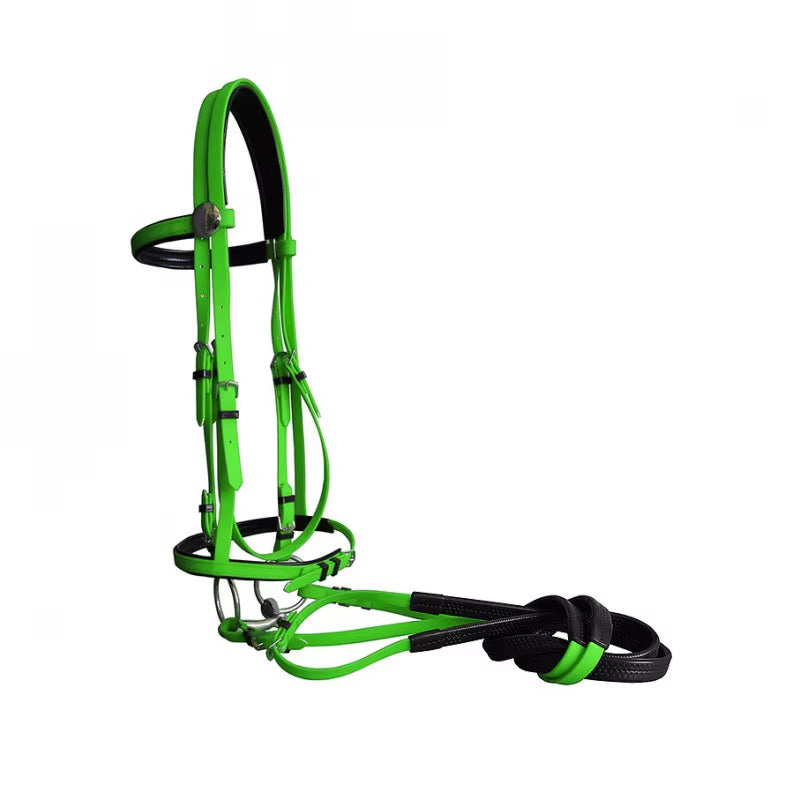 Brida de PVC con riendas ajustables para caballo