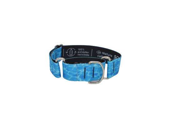 COLLAR BUBS 40 MM MARTINGALE AQUA TALLA M — imagen original