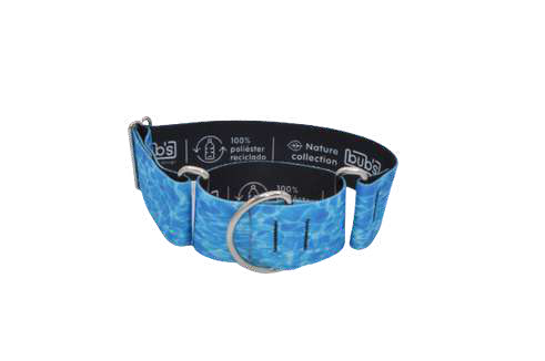 COLLAR BUBS 50 MM MARTINGALE AQUA TALLA L — imagen original