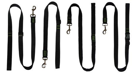 Correas Bub’s negras en distintos formatos — imagen del catálogo