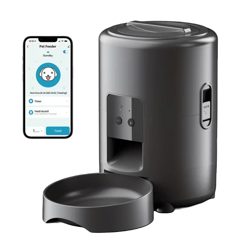 ALIMENTADOR REDONDO AUTOMÁTICO INTELIGENTE PARA GATOS – CONTROL POR APP