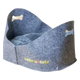Cama Bebe Boleta con asa para perros y gatos, 51 x 39 x 29 cm