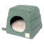 Cama cueva para gatos de algodón FuzzYard Life Myrtle Green