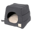 Cama cueva para gatos de algodón FuzzYard Life Slate Grey