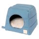 Cama cueva para gatos de algodón FuzzYard Life French Blue
