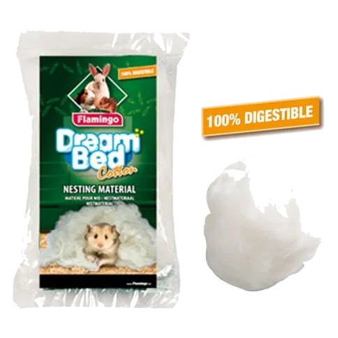 Cama de algodón 50gr para roedores