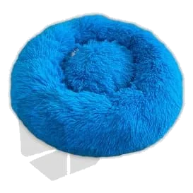 Cama donut antiestrés de felpa 50, 60 y 80 cm para perros y gatos