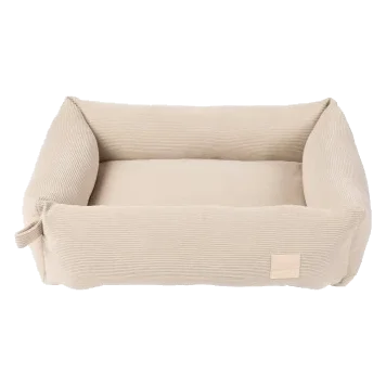 Cama para perro de pana FuzzYard Life Sandstone