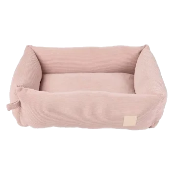 Cama para perro de pana FuzzYard Life Soft Blush