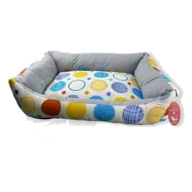 Cama rectangular pequeña 35 x 40 x 21 cm para perros