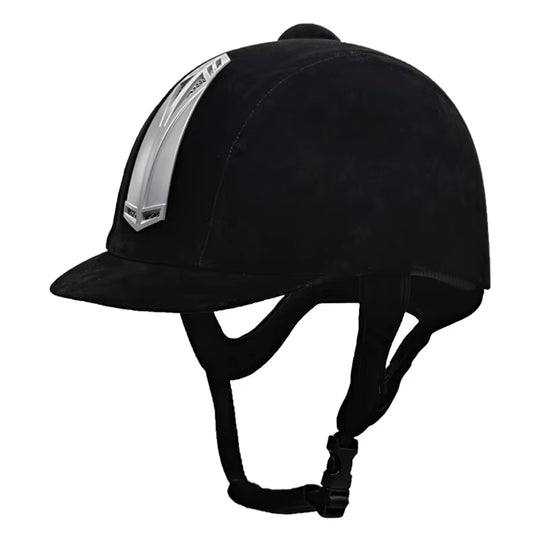 Casco de equitación ajustable y transpirable, tallas 48 a 60 cm