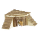 Casita con escaleras para roedores