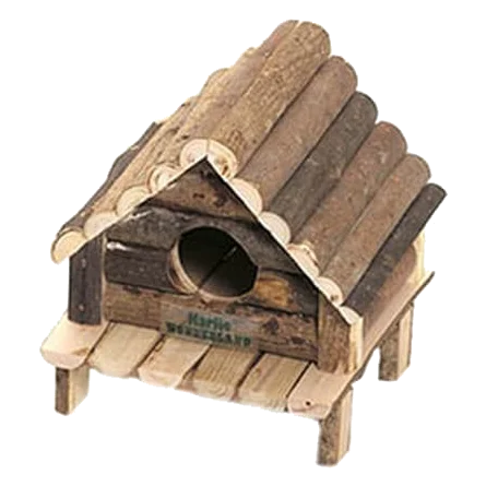 Casita de madera para roedores