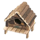 Casita de madera para roedores