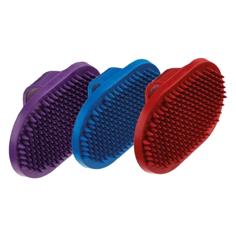 Cepillo oval de caucho Classic Rubber Oval Brush para perros, 130 mm