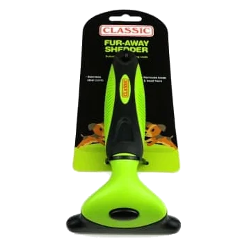 Cepillo quitapelo De-Shedder Deluxe Classic para perros, pequeño y grande
