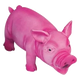 Cerdo rosa de látex con sonido real para perros, 22 cm
