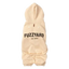 Chándal con capucha para perros FuzzYard Urban buttermilk